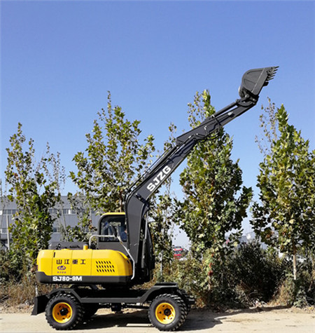 SJ80-9M輪式液壓挖掘機